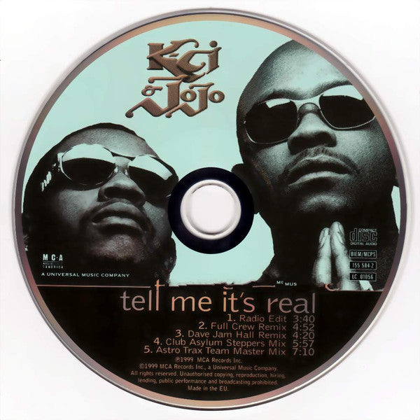 K-Ci & JoJo : Tell Me It's Real (CD, Maxi)