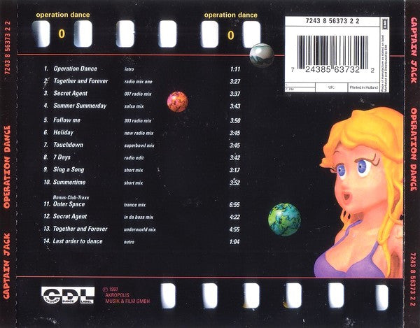 Captain Jack : Operation Dance (CD, Album)