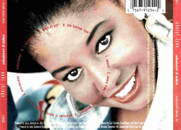 Cheryl Lynn : Whatever It Takes (CD, Album)