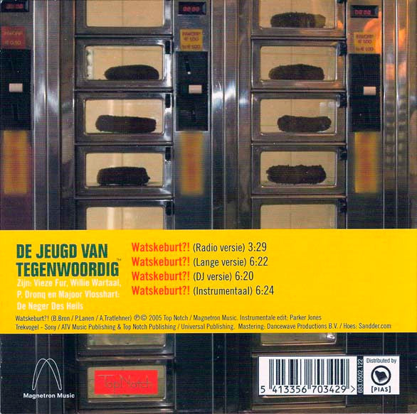 De Jeugd Van Tegenwoordig (2) : Watskeburt?! (CD, Single)