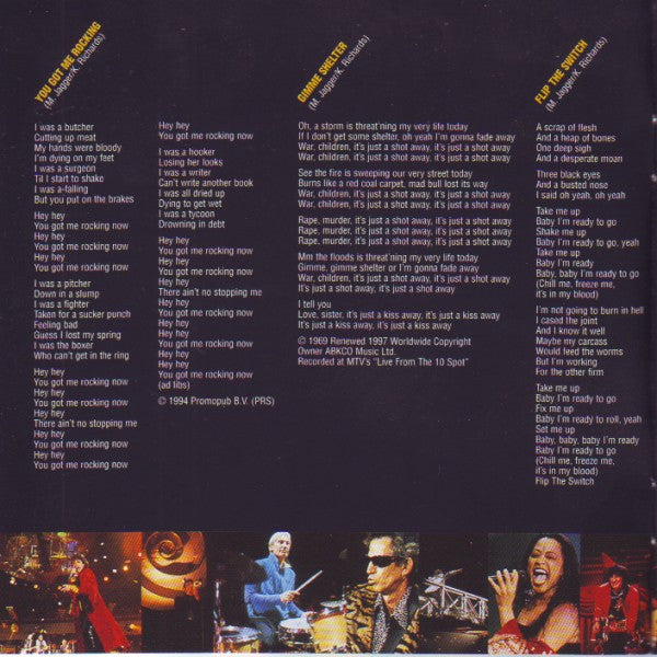 The Rolling Stones : No Security (CD, Album)