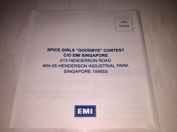 Spice Girls : Goodbye (CD, EP, Enh)