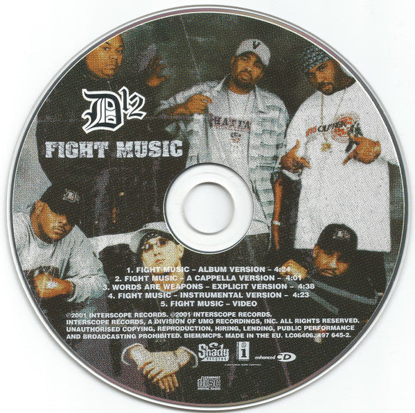 D12 : Fight Music (CD, Maxi, Enh, Emi)