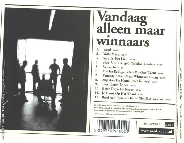 Van Dik Hout : Vandaag Alleen Maar Winnaars (CD)