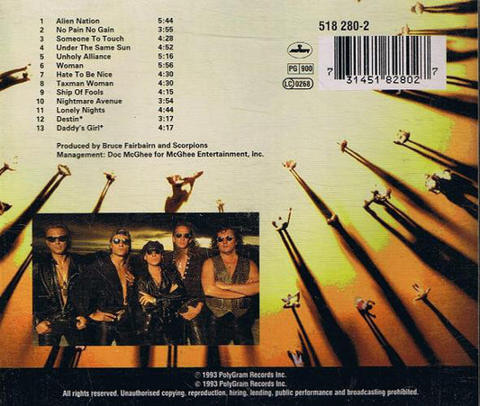 Scorpions : Face The Heat (CD, Album)