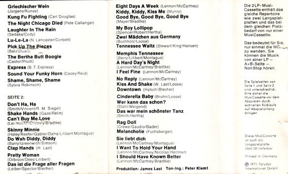 James Last : Non Stop Dancing 20 - Jubiläums-Ausgabe (Cass, Comp, Mixed)