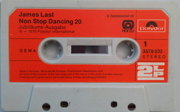 James Last : Non Stop Dancing 20 - Jubiläums-Ausgabe (Cass, Comp, Mixed)