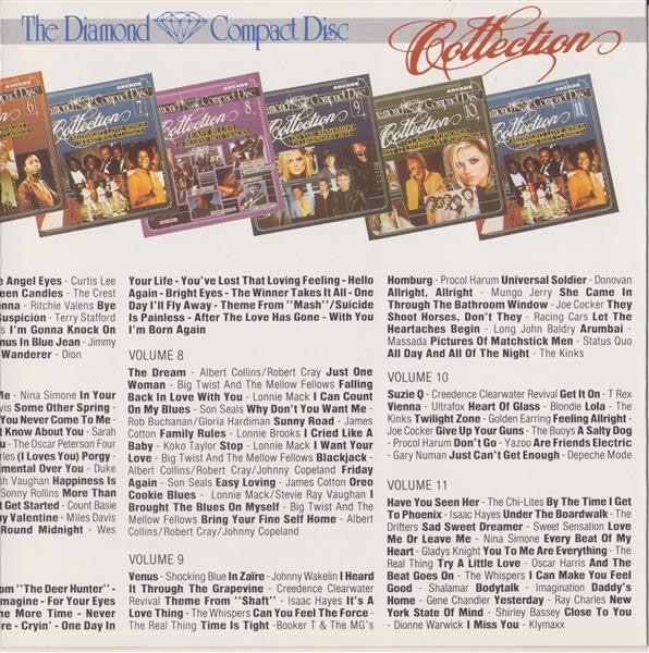 Various : The Diamond Compact Disc Collection 2 - The Legendary Sixties - 16 Golden Oldies (CD, Comp)