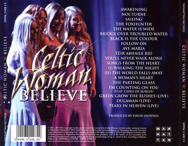 Celtic Woman : Believe (CD, Album)