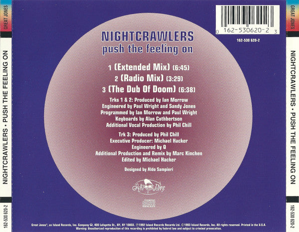 Nightcrawlers : Push The Feeling On (CD, Single)