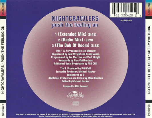 Nightcrawlers : Push The Feeling On (CD, Single)