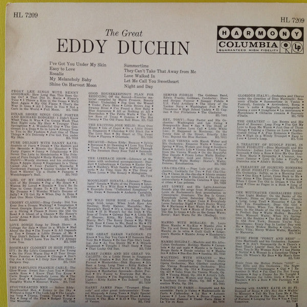 Eddy Duchin : The Great Eddy Duchin (LP)