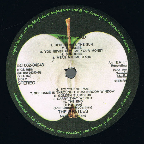 The Beatles : Abbey Road (LP, Album, RE)