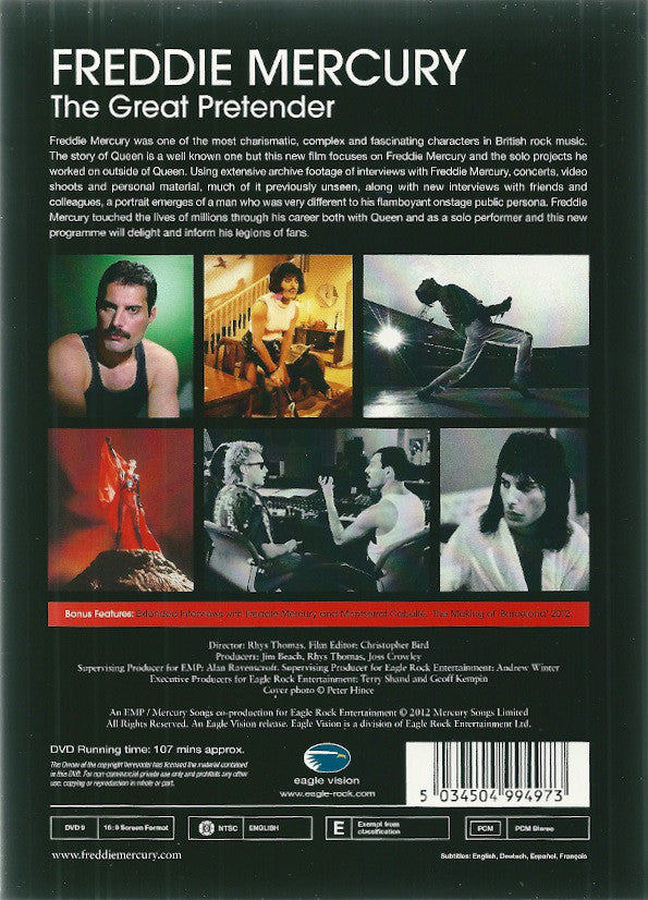 Freddie Mercury : The Great Pretender (DVD-V, NTSC)