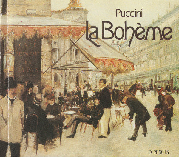 Giacomo Puccini, Mirella Freni, Luciano Pavarotti, Elizabeth Harwood, Rolando Panerai, Gianni Maffeo, Nicolai Ghiaurov, Berliner Philharmoniker, Herbert von Karajan : La Bohème (2xCD, Album, Club, RM)