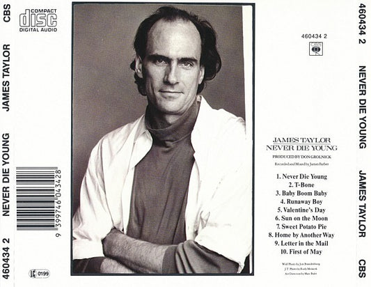 James Taylor (2) : Never Die Young (CD, Album, RE)