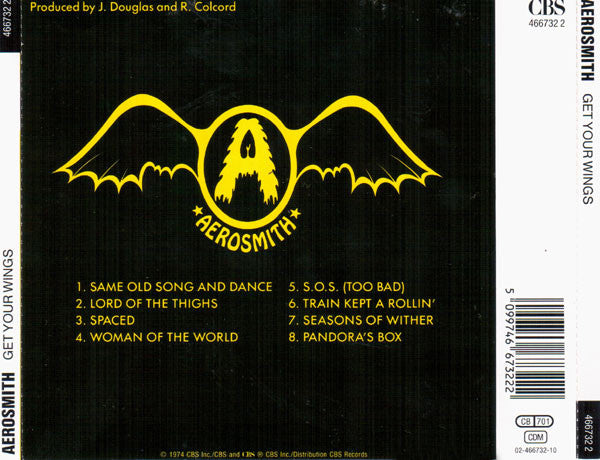 Aerosmith : Get Your Wings (CD, Album, RE)