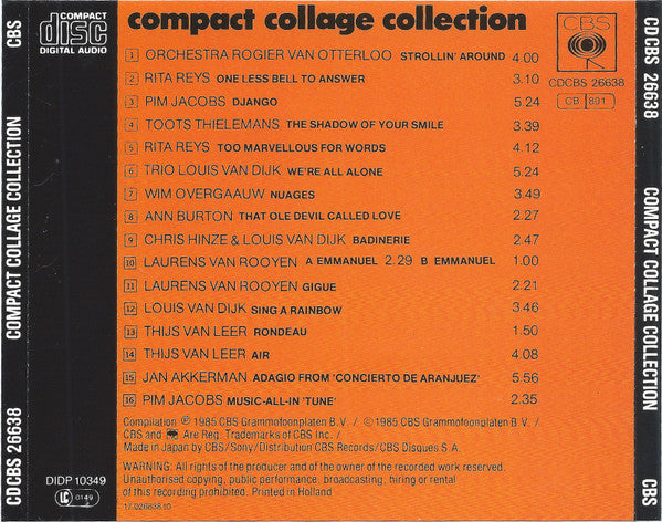 Various : Compact Collage Collection (CD, Comp)