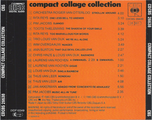 Various : Compact Collage Collection (CD, Comp)