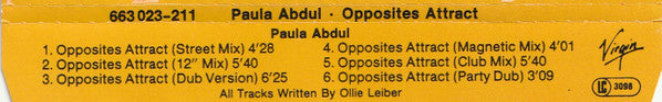 Paula Abdul : Opposites Attract (CD, Single)
