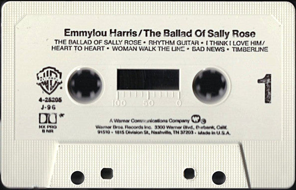 Emmylou Harris : The Ballad Of Sally Rose (Cass, Album, Dol)