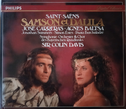 Saint-Saëns* - José Carreras · Agnes Baltsa · Jonathan Summers · Simon Estes · Paata Burchuladze · Symphonie-Orchester* & Chor Des Bayerischen Rundfunks · Sir Colin Davis : Samson et Dalila (2xCD, Album + Box, Sli)