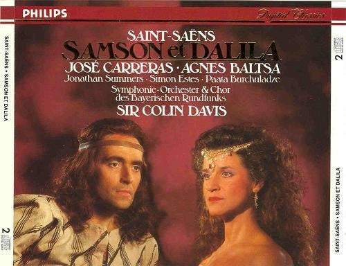 Saint-Saëns* - José Carreras · Agnes Baltsa · Jonathan Summers · Simon Estes · Paata Burchuladze · Symphonie-Orchester* & Chor Des Bayerischen Rundfunks · Sir Colin Davis : Samson et Dalila (2xCD, Album + Box, Sli)