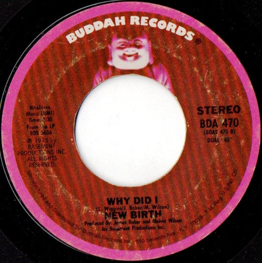 New Birth : Dream Merchant / Why Did I (7", Single, Styrene)