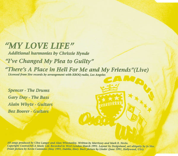 Morrissey : My Love Life (CD, Single)