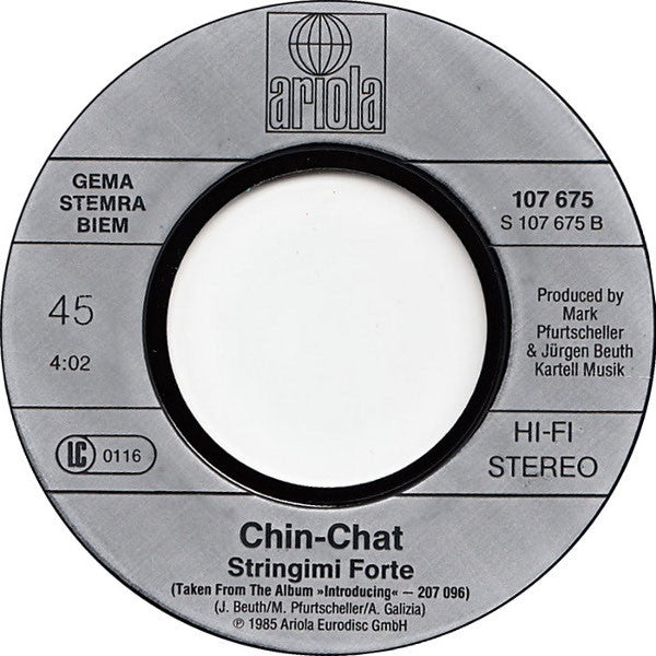 Chin-Chat : Desire For Love (7", Single)