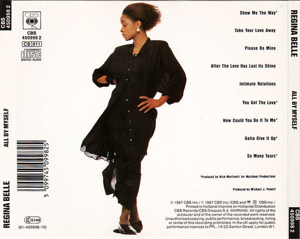 Regina Belle : All By Myself (CD, Album)