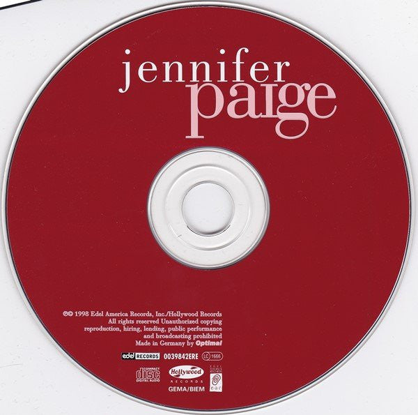 Jennifer Paige : Jennifer Paige (CD, Album)