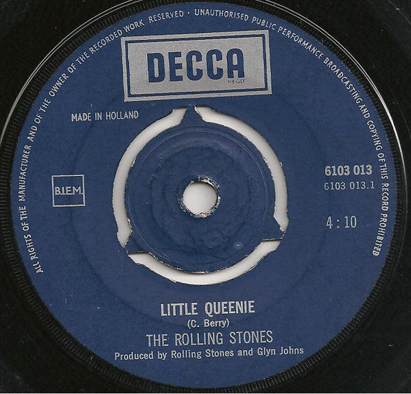 The Rolling Stones : Little Queenie / Love In Vain (7", Single)