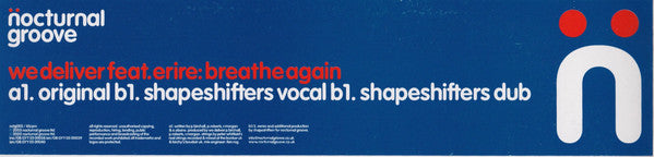 We Deliver Feat. Erire : Breathe Again (12")