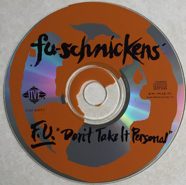 Fu-Schnickens : F.U. "Don't Take It Personal" (CD, Album)
