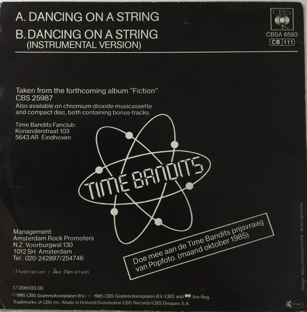 Time Bandits : Dancing On A String (7", Single)