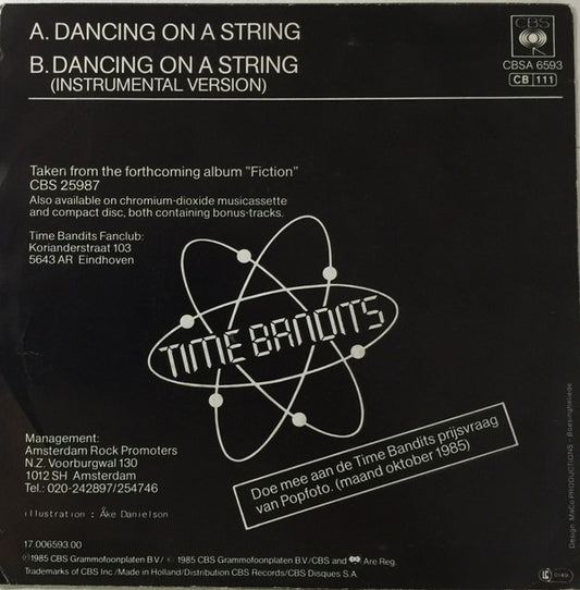 Time Bandits : Dancing On A String (7", Single)