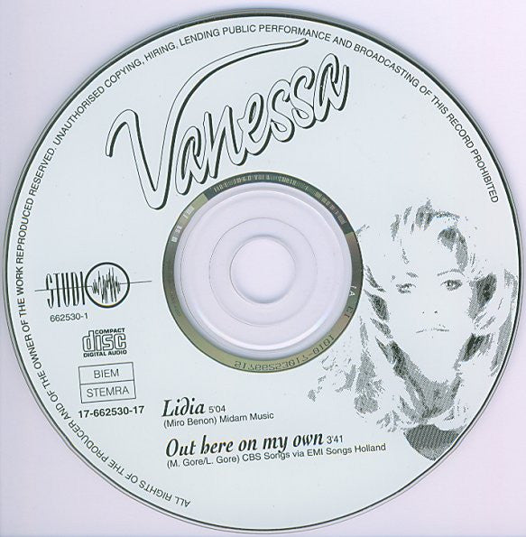 Vanessa (2) : Lidia (CD, Single, Car)