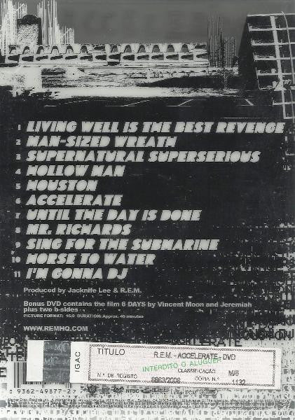 R.E.M. : Accelerate (CD, Album + DVD-V, NTSC + Dlx)