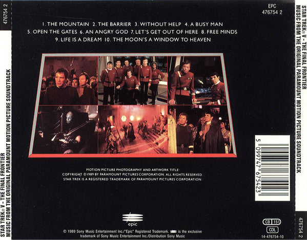 Jerry Goldsmith : Star Trek V: The Final Frontier (Music From The Original Paramount Motion Picture Soundtrack) (CD, Album, RE)