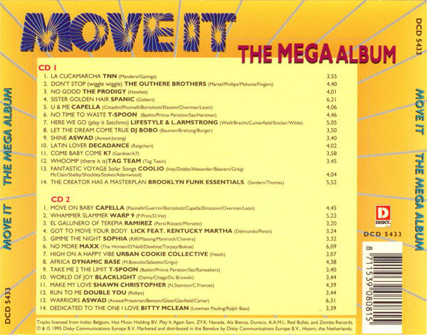 Various : Move It - The Mega Album (2xCD, Comp)