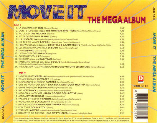 Various : Move It - The Mega Album (2xCD, Comp)