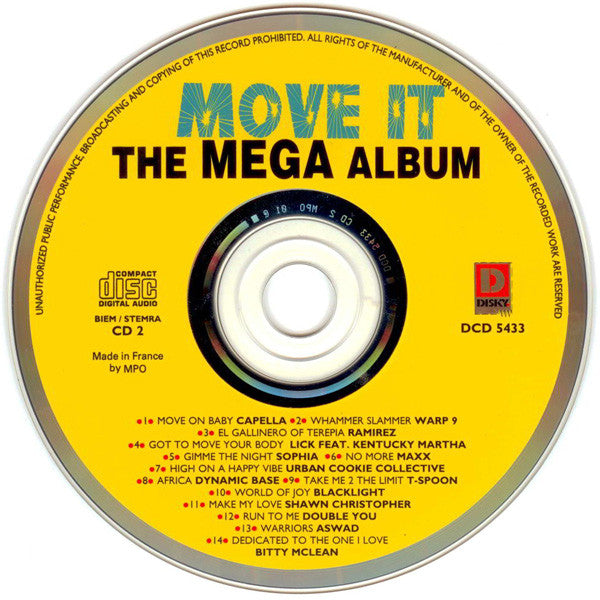 Various : Move It - The Mega Album (2xCD, Comp)