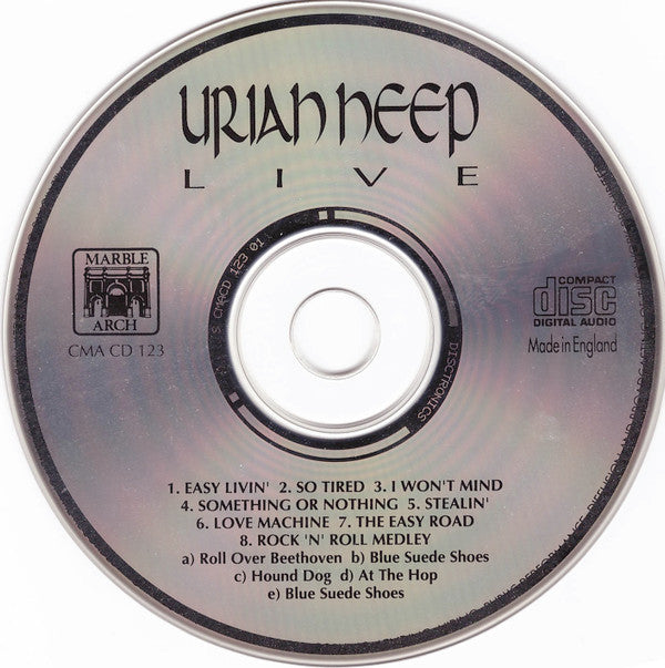 Uriah Heep : Live (CD, Album, RE)