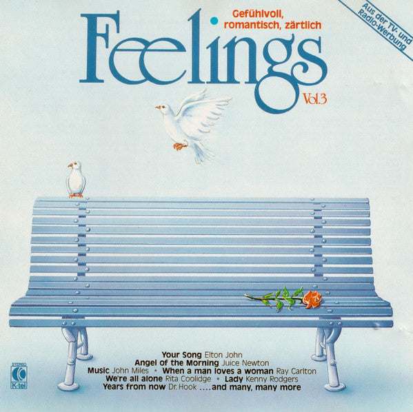 Various : Feelings Gefühlvoll, Romantisch, Zärtlich - Vol.3 (CD, Comp)