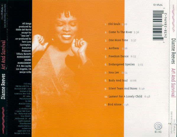Dianne Reeves : Art & Survival (CD, Album)