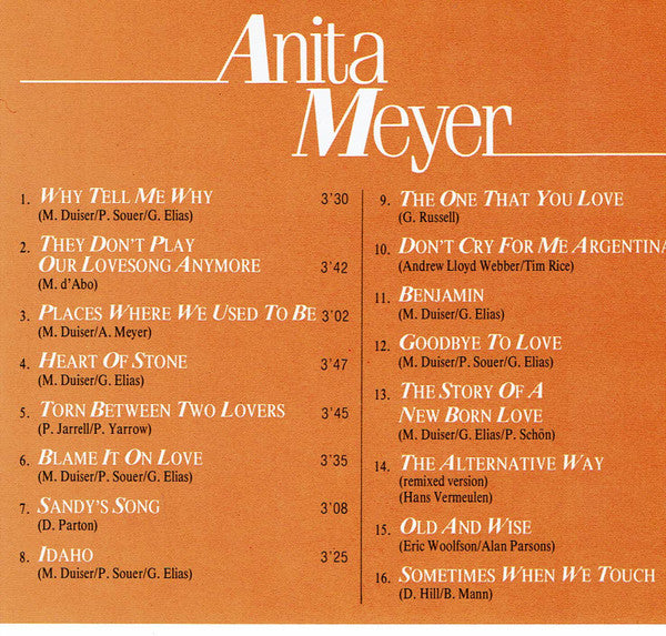 Anita Meyer : Anita Meyer (CD, Comp)