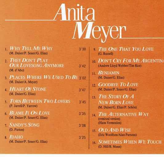 Anita Meyer : Anita Meyer (CD, Comp)