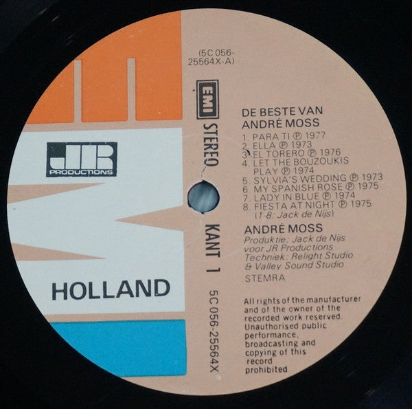 André Moss : De Beste Van André Moss (LP, Comp)