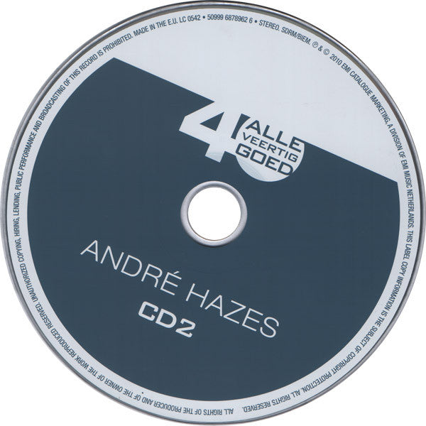 André Hazes : Alle 40 Goed - André Hazes (2xCD, Comp)